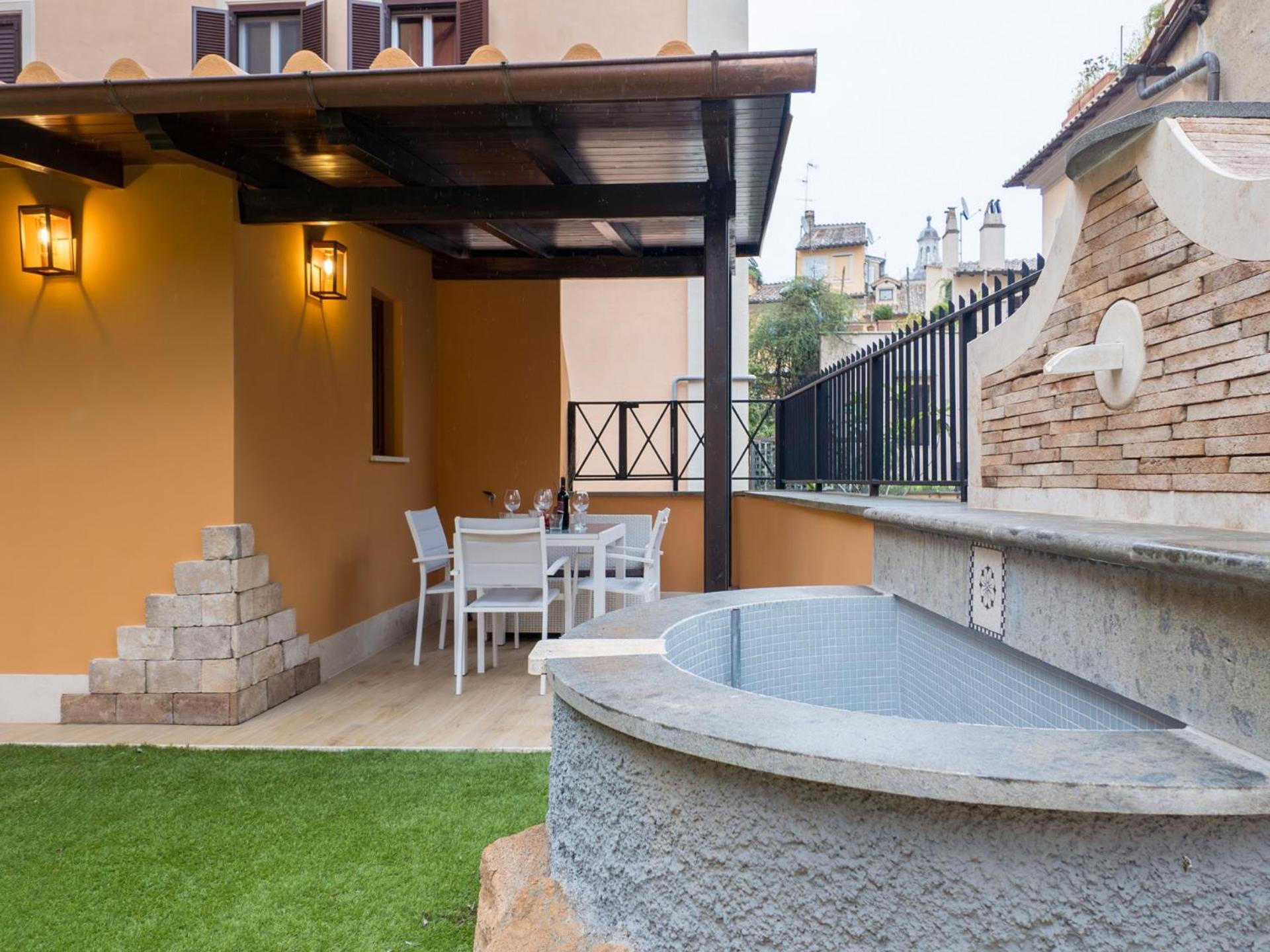The Rent - Peaceful Oasis With Garden And Jacuzzi Near The Colosseum *